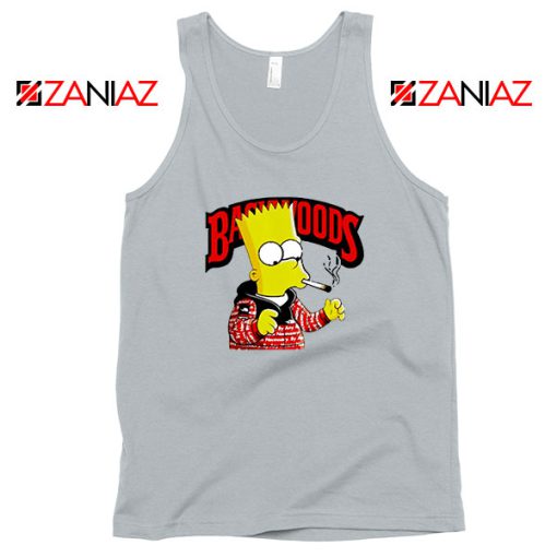 Backwoods Bart Simpson Best Sport Grey Tank Top