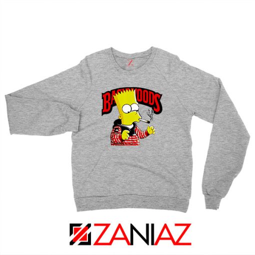 Backwoods Bart Simpson Sport Grey Sweatshirt