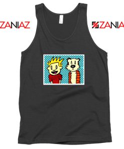 Calvin and Hobbes Cartoon Tank Top