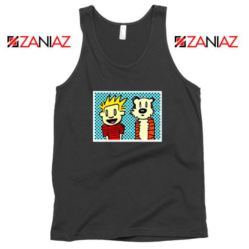 Calvin and Hobbes Cartoon Tank Top