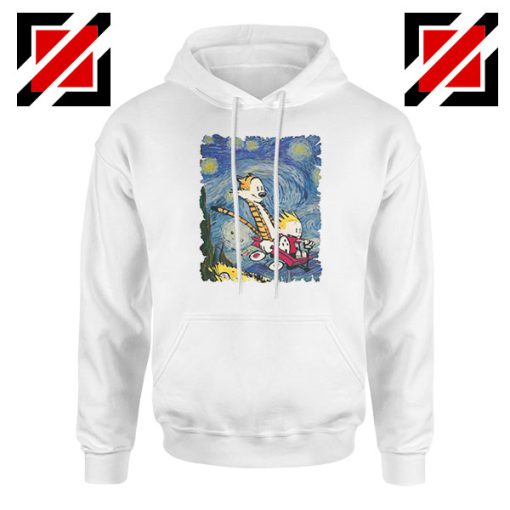 Calvin and Hobbes Stary Night Hoodie