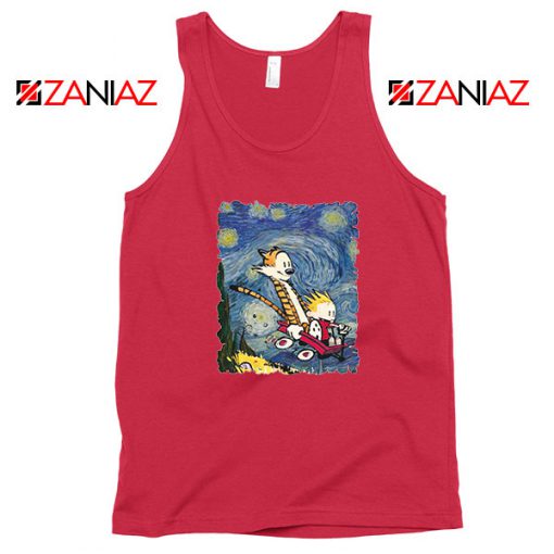 Calvin And Hobbes Stary Night Tank Top Zaniazcom 7859