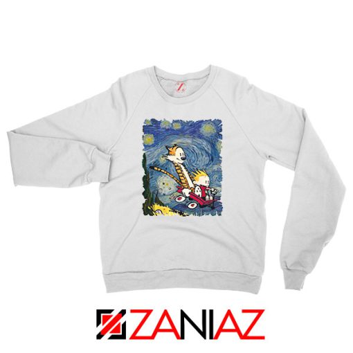 Calvin and Hobbes Stary Night Sweatshirt