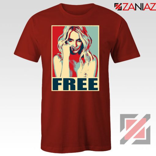 Free Britney Pop Art 2021 Red Tshirt