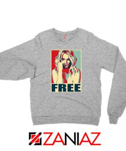 Free Britney Pop Art 2021 Sport Grey Sweatshirt