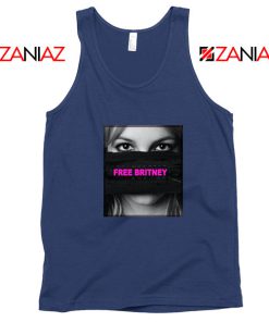 FreeBritney Movement New Navy Blue Tank Top