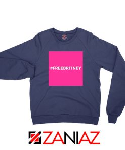 Hashtag Free Britney Best Navy Blue Sweatshirt