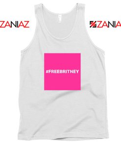 Hashtag Free Britney Best White Tank Top