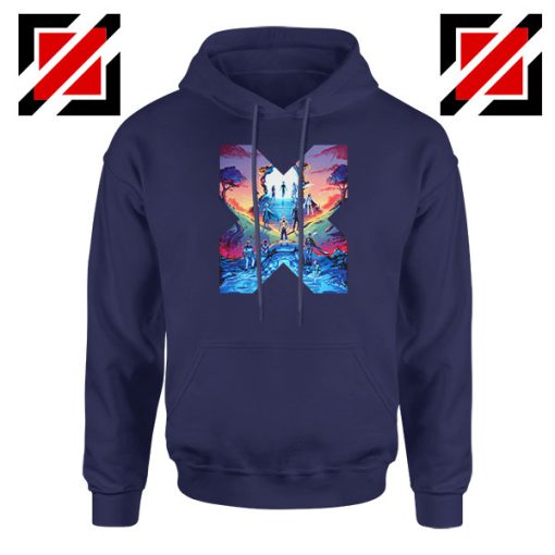 Hoxpox Marvel Comics Best Navy Blue Hoodie