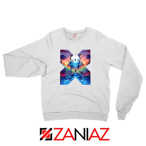 Hoxpox Marvel Comics White Sweatshirt