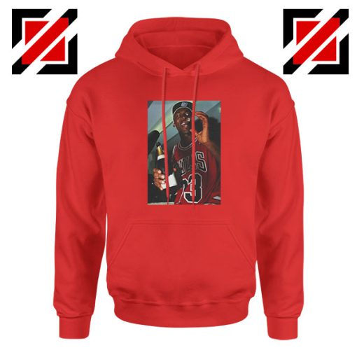 MJ Trophies NBA Best 2021 Red Hoodie