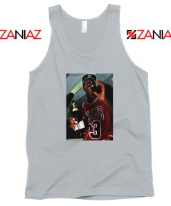 MJ Trophies NBA Best Sport Grey Tank Top