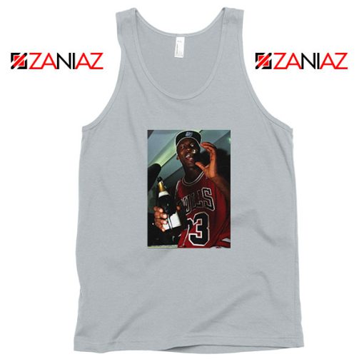 MJ Trophies NBA Best Sport Grey Tank Top