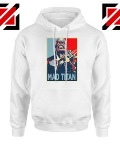 Mad Titan Supervillain Best White Hoodie