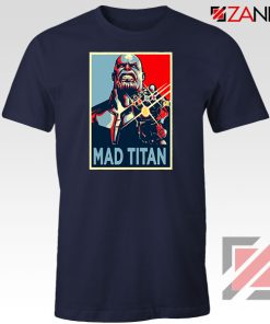 Mad Titan Supervillain Navy Blue Tshirt