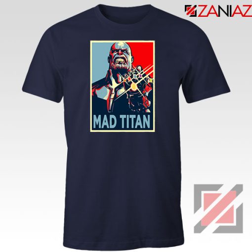 Mad Titan Supervillain Navy Blue Tshirt