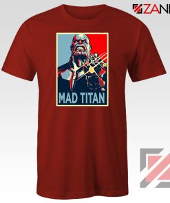 Mad Titan Supervillain Red Tshirt