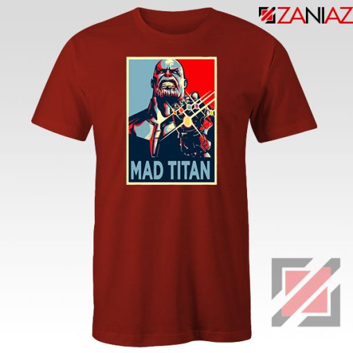 Mad Titan Supervillain Red Tshirt