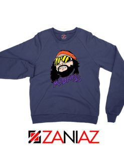 Madnes Macho Man 2021 Navy Blue Sweatshirt