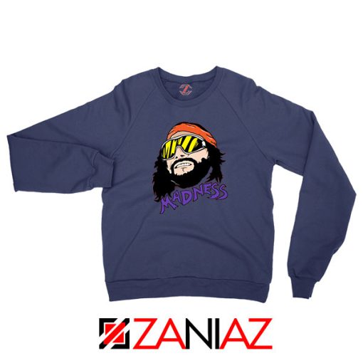 Madnes Macho Man 2021 Navy Blue Sweatshirt