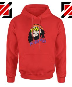 Madnes Macho Man Cheap Red Hoodie