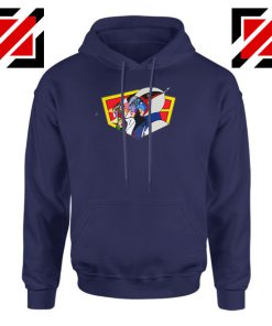 Ninja Team Gatchaman Anime Navy Blue Hoodie