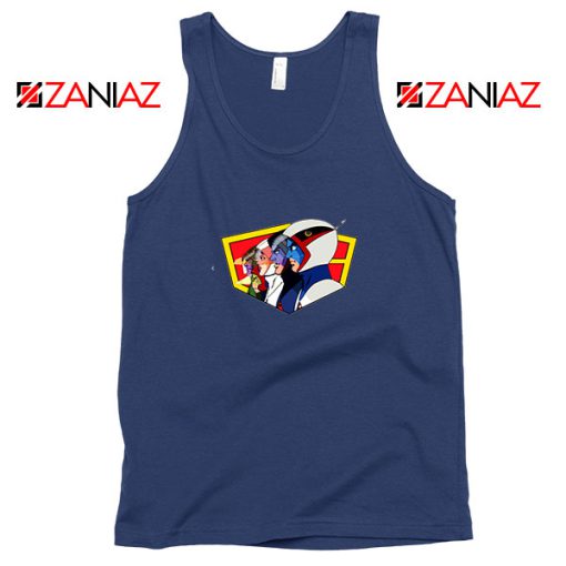 Ninja Team Gatchaman Anime Navy Blue Tank Top