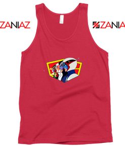 Ninja Team Gatchaman Anime Red Tank Top