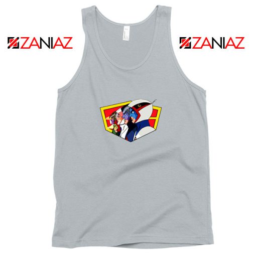 Ninja Team Gatchaman Anime Sport Grey Tank Top