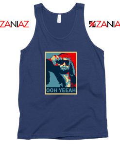 Ohh Yeeah Randy Savage Navy Blue Tank Top
