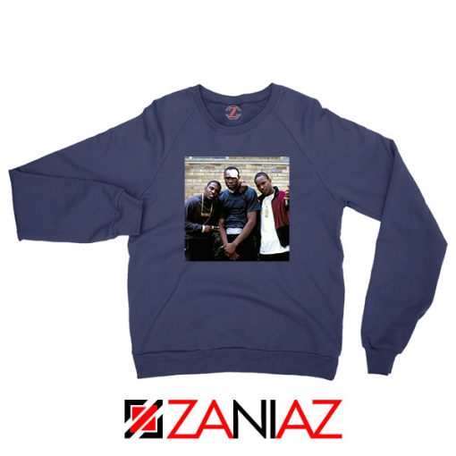 Paid in Full Dryfit Poly Navy Blue Sweatshirt