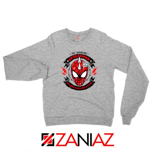 Spiderpunk Superhero 2021 Sport Grey Sweatshirt