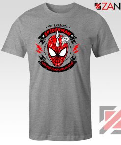 Spiderpunk Superhero Best Sport Grey Tshirt