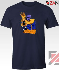 Thanos Infinity Bae Best Navy Blue Tshirt