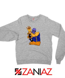 Thanos Infinity Salt Bae New Sport Grey Sweatshirt