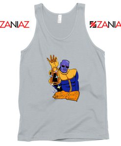 Thanos Infinity Salt Bae New Sport Grey Tank Top