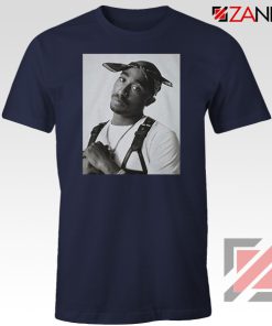 Tupac Black Bandana 2021 Navy Blue Tshirt