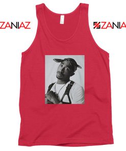 Tupac Black Bandana Best Red Tank Top