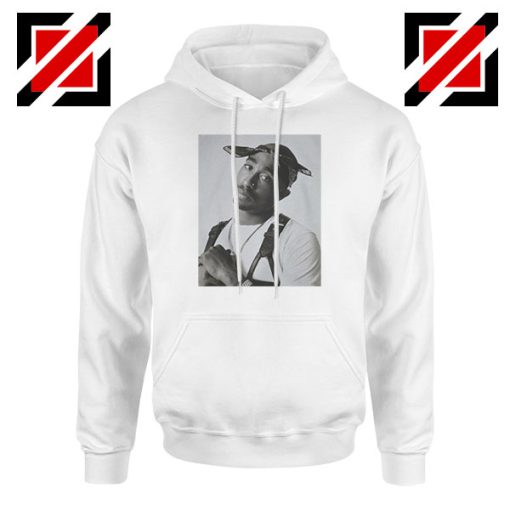 Tupac Black Bandana Best White Hoodie