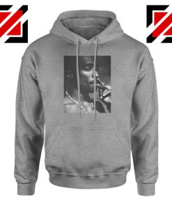 Tupac Shakur Smoke Best Sport Grey Hoodie