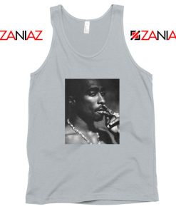 Tupac Shakur Smoke Best Sport Grey Tank Top