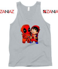 Baby Deadpool Son Goku New Sport Grey Tank Top