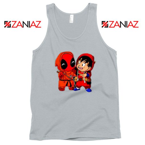 Baby Deadpool Son Goku New Sport Grey Tank Top