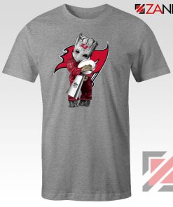 Baby Groot Tampa Bay Buccaneers Sport grey Tshirt