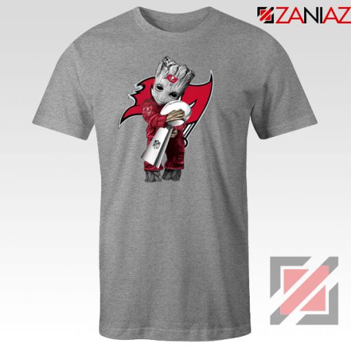 Baby Groot Tampa Bay Buccaneers Sport grey Tshirt