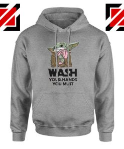 Baby Yoda Covid 19 Quotes New Sport Grey Hoodie