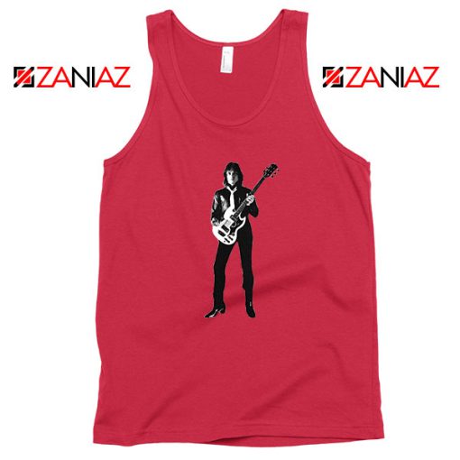 Ben Orr Guitar Rock Band Best Red Tank Top