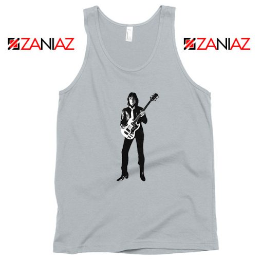 Ben Orr Guitar Rock Band Best Sport Grey Tank Top