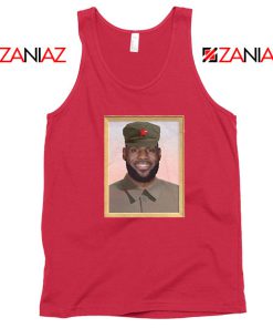 China King Lebron James Best Red Tank Top