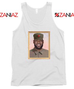 China King Lebron James Best White Tank Top